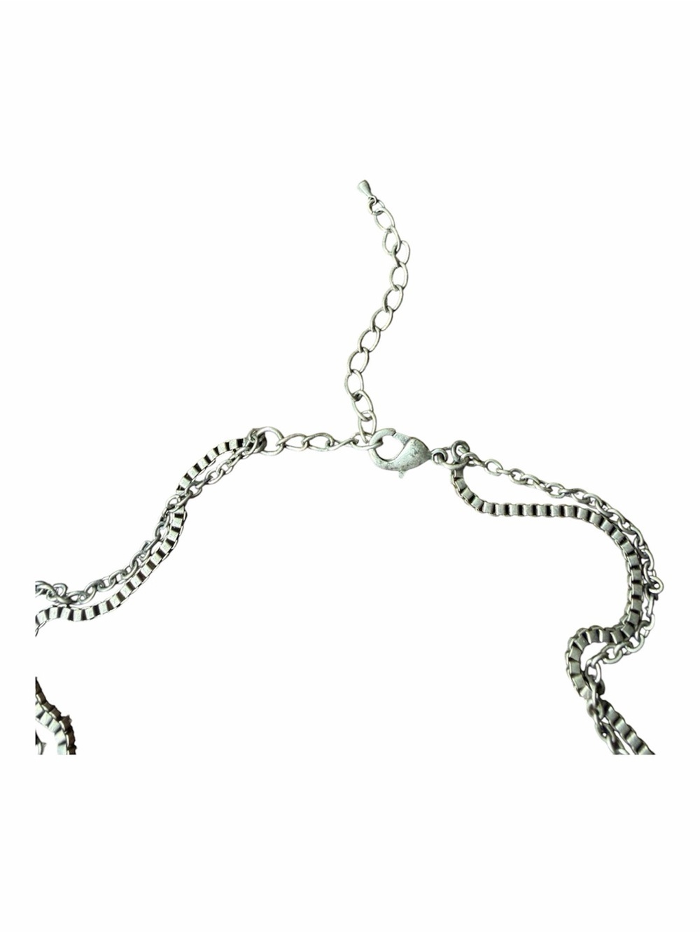 Aztec Cascade Pyramid Silver/Copper
Double Chain Necklace - Picture 4 of 4